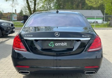 Mercedes Klasa S W222 Limuzyna 500 456KM 2015 Mercedes-Benz Klasa S 4663cm3 456KM 2015r. 4Matic auto zarejestrowane i ub, zdjęcie 5