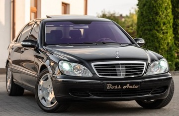 Mercedes Klasa S W220 Sedan 5.5 V12 (600) L 500KM 2003 Mercedes-Benz Klasa S S600L V12 500KM Navi Xeo...