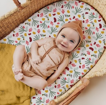 ПРОСТЫНЬ ДЛЯ ГОНДОЛИ, ДЛЯ ЛЮЛЫЧКИ, С ЛАСТИКОМ, 80х40, ХЛОПОК 100% Bubi