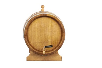 Дубовая бочка 20л для виски, самогона, вина, ликеров (с сертификатом ПЖ)