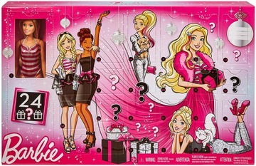 Barbie Kalendarz Adwentowy Mattel GFF61