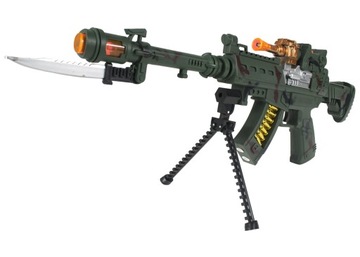 KARABIN PISTOLET ŚWIATŁO DŹWIĘK BROŃ ZABAWKA