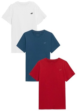 4F KOSZULKA BAWEŁNIANA T-SHIRT SPORT ZESTAW R-XXL