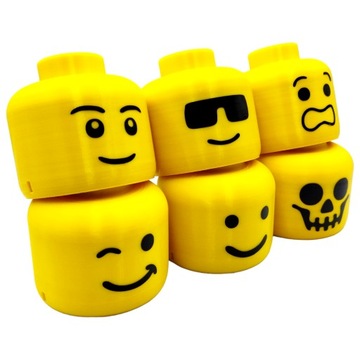 Забавный чехол на крючок - UV RESISTANT - Ludzik Head - крышка для прицепа