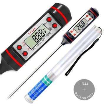 TERMOMETR KUCHENNY CYFROWY LCD SONDA MIĘSA WINA