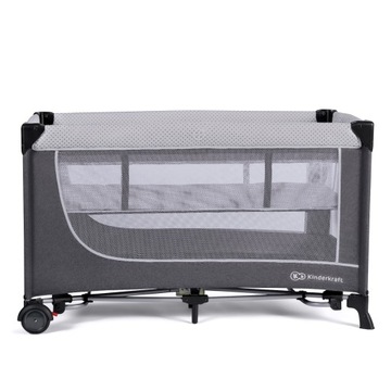 ЛЕОДИ Дорожная кроватка серого цвета