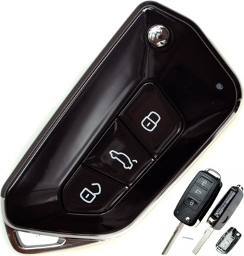 VW POLO JETTA UP TOURAN T5 SEAT IBIZA LEON SKODA MII ALHAMBRA KLUCZYK PILOT
