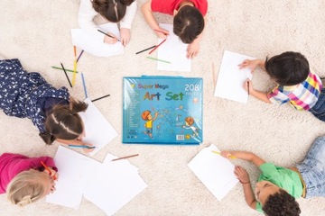 ХУДОЖЕСТВЕННЫЙ НАБОР ДЛЯ РАСКРАСКИ 208 элементов