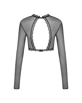 Obsessive Top i figi Bella Rou czarne XS/S