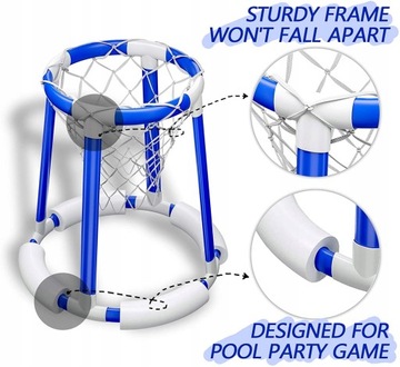 Баскетбольное кольцо для бассейна, 3 года+