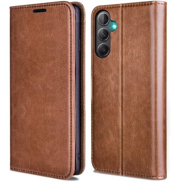 МАГНИТНЫЙ КОЖАНЫЙ ЧЕХОЛ ДЛЯ SAMSUNG A14 5G + СТЕКЛО