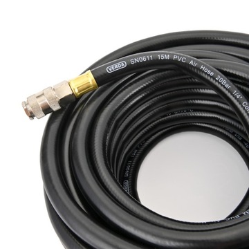 ШЛАНГ, ПНЕВМАТИЧЕСКИЙ РЕЗИНОВЫЙ ШЛАНГ 15м ДЛЯ КОМПРЕССОРА СЖАТОГО ВОЗДУХА