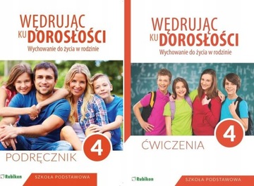 WĘDRUJĄC KU DOROSŁOŚCI 4 SP Podręcznik + Ćwiczenia