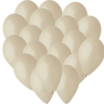 Balony pastel latte 10'- 25cm- 100 szt