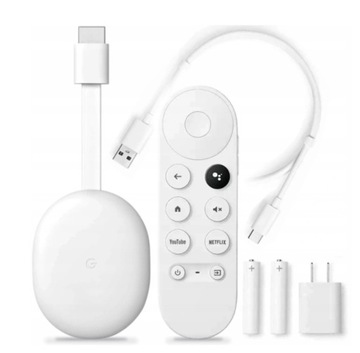 Odtwarzacz multimedialny Google Chromecast 4.0 4K 4GB