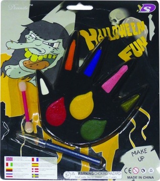 FARBY DO MALOWANIA TWARZY ZESTAW HALLOWEEN AB020
