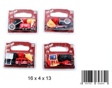 ИГРОВОЙ НАБОР «АВТОМОБИЛЬ ПОЖАРНОЙ ОТДЕЛЕНИЯ»