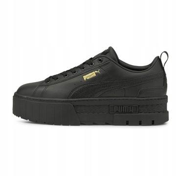 Buty damskie sportowe Puma Mayze 384209 02 trampki skórzane czarne 41