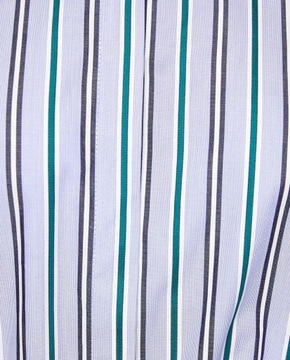 ZARA sukienka szmizjerka koszulowa paski prążki midi marynarska błękitna XS