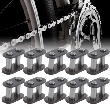 10 шт. T8f Chain Master Link Стальные соединители износостойкие легкие