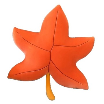 Poduszka w kształcie liścia klonu 45cm