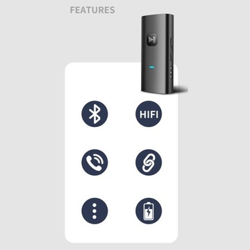 Мини-приемник Bluetooth 5.0 со встроенным микрофоном