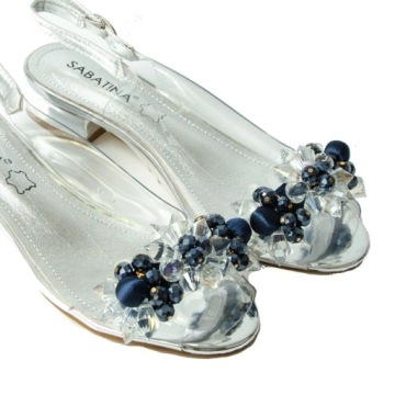 САНДАЛИИ SABATINA 380-9 ПРОЗРАЧНОЕ СЕРЕБРО 39