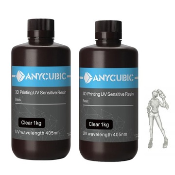 УФ смола Anycubic Standard Clear Бесцветная 1кг 1л
