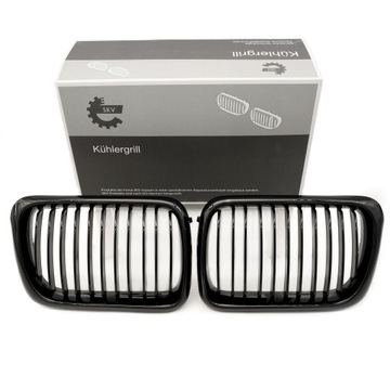 GRILL NERKA ATRAPA BMW 3 E36 51138195151 CZARNY POŁYSK FACELIFT