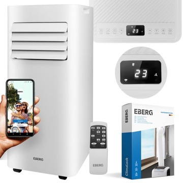Klimatyzator przenośny EBERG RIO MINI 2,3kW WiFi SMART +uszczelka ClimaLock
