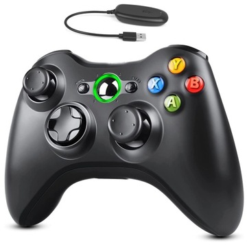 BEZPRZEWODOWY KONTROLER 2,4 GHZ Z ODBIORNIKIEM DO KONSOLI XBOX 360