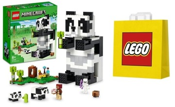 LEGO klocki Minecraft Rezerwat pandy / 21245 + torba prezentowa