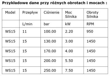 Нагнетательный насос WS15 для аксессуаров для автомойки 15 л/мин.