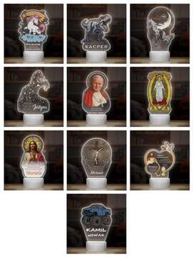 3D светодиодный ночник с именем Лошади, подарок на день рождения девушке