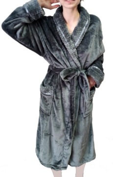 Женский халат, мужской плюшевый флис Spa L/XL