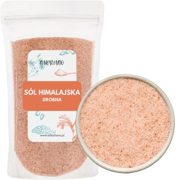 SÓL HIMALAJSKA DROBNA 1kg RÓŻOWA NAJWYŻSZA JAKOŚĆ
