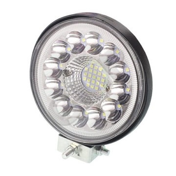 LAMPA ROBOCZA LED OKRĄGŁA ALUM 33 LED 12V 109mm