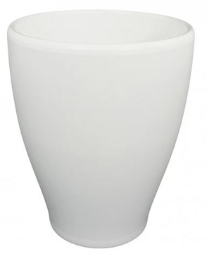 Ceramiczna doniczka osłonka do STORCZYKA biała MAT