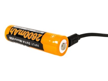 Аккумулятор Fenix ​​USB ARB-L18U 18650 2600 мАч 3,6В
