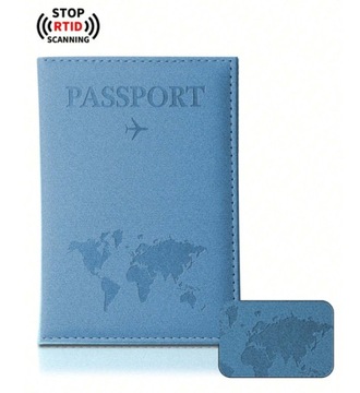 Skórzane Etui na PASZPORT Dokumenty Karty RFID OKŁADKA Portfel