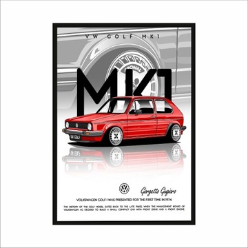 Obraz na ścianę Volkswagen Golf MK1 VW