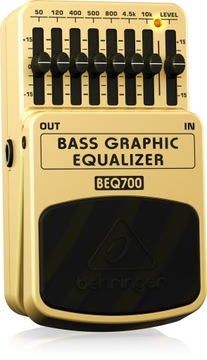 Efekt basowy Behringer BEQ700 Bass Graphic EQ ŻÓŁTY