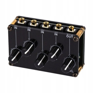 Mikser Stereo 4-in-1-out AUX pasywne mikser 3.5mm