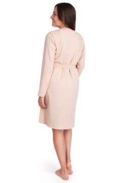 Халат для беременных для грудного вскармливания S/M бежевый
