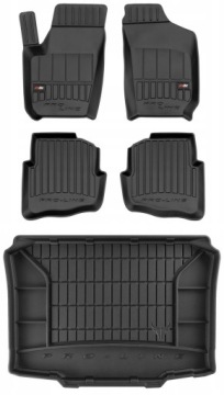 Set 3D gumové rohože Seat Ibiza 3 Hb 2002-2008