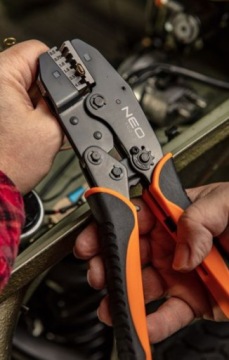 ОБЖИМНЫЕ ЩИПЦЫ ДЛЯ ПУЛЕВЫХ КЛЕММ 0,5–16 ММ2 (22–6 AWG) NEO Tools