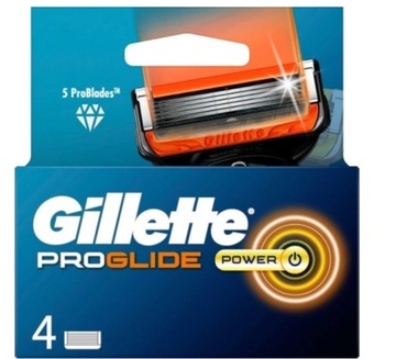 Gillette Fusion5 PROGLIDE POWER / 4szt.