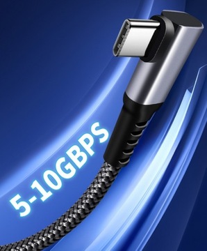 USB 3.2 тип A — USB C плетеный кабель премиум-класса для Meta Oculus Quest 1/2/3 5 м
