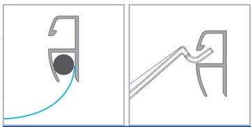 Карман для листовок А4, подвешиваемый на рейку DA CAPO.