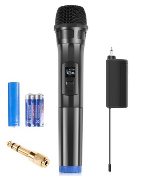 Mikrofon bezprzewodowy UHF+ odbiornik z baterią